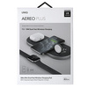 UNIQ Ład. indukcyjna Aereo Plus 3w1 30W Fast charge czarny/obisdian knit black (LITHOS Collective)