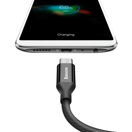 BASEUS KABEL USB DO MICRO USB YIVEN 1.5M 2A DO TELEFONÓW I URZĄDZEŃ DO 2A