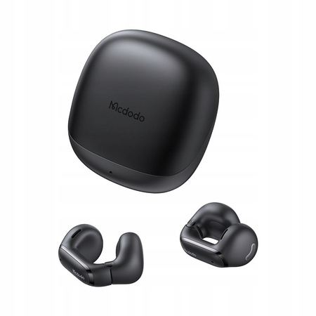 MCDODO SŁUCHAWKI BEZPRZEWODOWE POWIETRZNE Z KLIPSEM NA UCHO BLUETOOTH ETUI