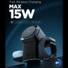 Ładowarka indukcyjna Spigen Essential EF223MS 3w1 QI2 - czarna