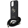GUESS ETUI TPU DO IPHONE 16 4G BIG LOGO NA RAMIĘ Z BŁYSZCZĄCYM AKCENTEM