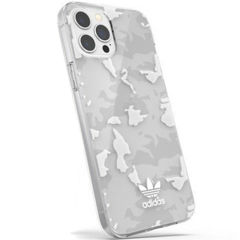 Adidas OR SnapCase Camo iPhone 12 Pro Ma x przezroczysty/biały 43706