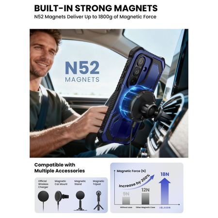 SUPCASE IBLSN ARMORBOX MAG MAGSAFE GALAXY S26 COBALT