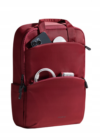 INNOSTYLE PLECAK NA LAPTOPA 15,6 DO SAMOLOTU WODOODPORNY COLORLITE 14L CZERWONY