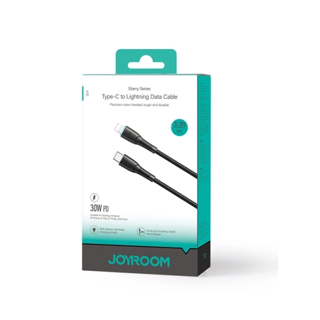 Kabel Joyroom Starry Series SA32-CL3 30W USB-C / Lightning 1m - czarny