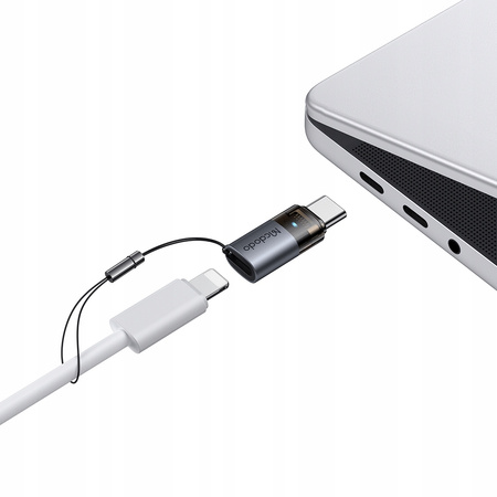 MCDODO ADAPTER PRZEJŚCIÓWKA USB-C USB TYP C DO LIGHTNING IPHONE 17 PRO LED