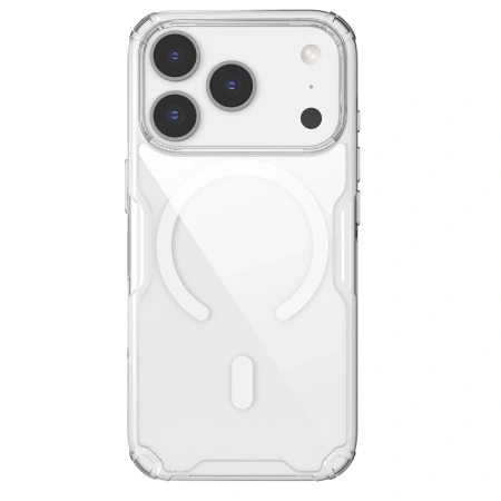 Etui Nillkin Nature TPU Pro kompatybilne z MagSafe na iPhone 17 Pro - białe