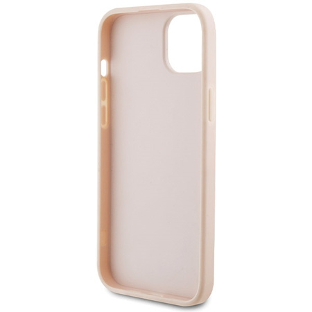 KARL LAGERFELD POKROWIEC DO IPHONE 15 PLUS 14 PLUS QUILTED K PATTERN RÓŻOWY