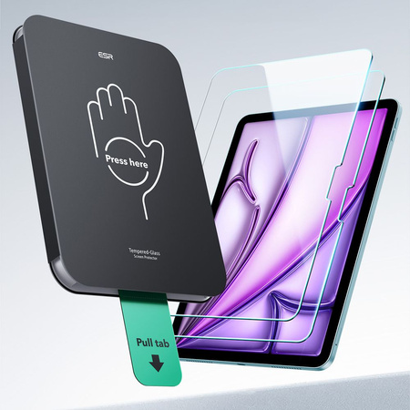 ESR SZKŁO HARTOWANE ULTRAFIT DO IPAD AIR 11 2024 2025 ZAAWANSOWANA OCHRONA