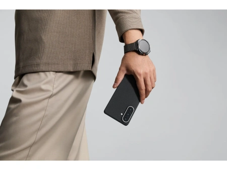 Pitaka Edge Case, Black/Grey Twill (Aaron Button) - Samsung Galaxy S26