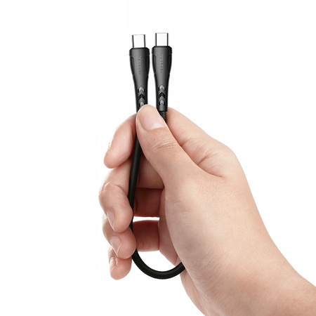 MCDODO KRÓTKI KABEL ANDROID AUTO USB-C USB-C SZYBKIE ŁADOWANIE USB TYP C