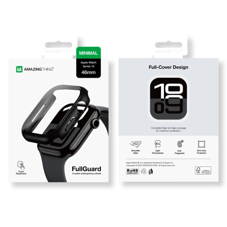 AMAZINGTHING ETUI RADIX GLASS DO APPLE WATCH 46MM Z SZKŁEM HARTOWANYM