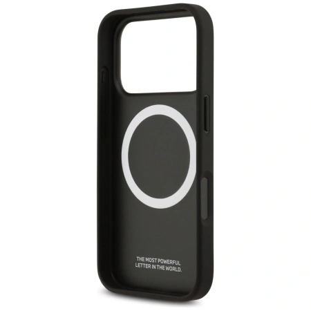 Etui BMW M Kevlar Lines & Logo MagSafe na iPhone 17 Pro - czarne