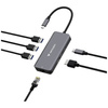 VERBATIM PRZEJŚCIÓWKA HUB 3xUSB-A HDMI 3.2 RJ45 DO LAPTOPA ALUMINIOWA 32157