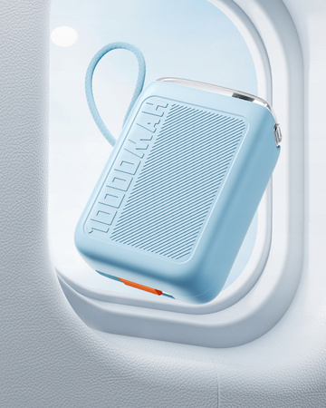 INNOSTYLE MINI POWERBANK 10000MAH 2X USB-C TYP C 33W ROZWIJANY KABEL USB-C