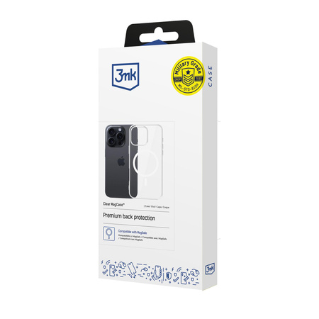 3MK CLEAR MAGCASE ETUI DO IPHONE 16 PRO MAX OCHRONA TELEFONU Z MAGNETYCZNYM