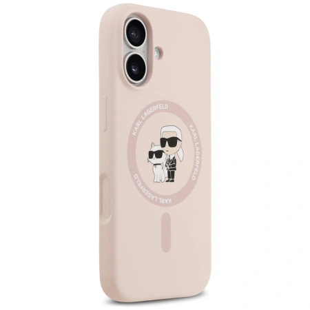 KARL LAGERFELD ETUI SILICONE KARL&CHOUPETTE RING MAGSAFE DO IPHONE 17