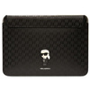 Etui Karl Lagerfeld Sleeve KLCS16SAKHPKK 16" - czarne Saffiano Monogram Ikonik