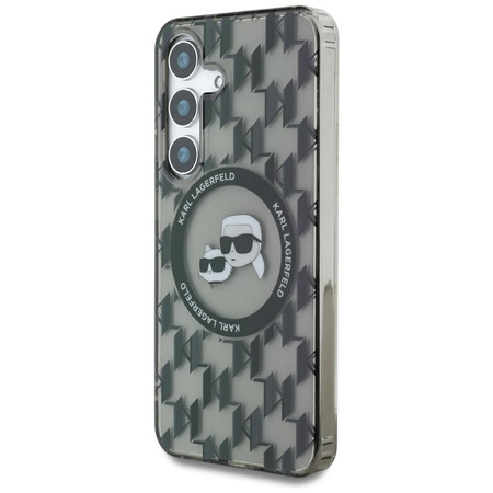 KARL LAGERFELD ETUI BUTTON KARL&CHOUPETTE HEADS ON KL PATTERN DO MAGSAFE
