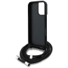 KARL LAGERFELD ETUI CROSSBODY GRAINED PATTERN LOGO DO IPHONE 16 LUKSUSOWA