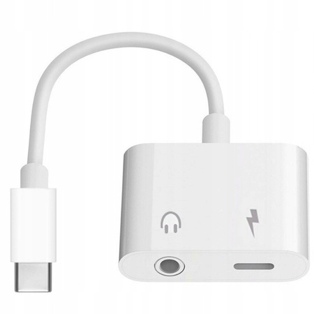 CO2 ADAPTER USB-C MINI JACK 3,5MM PRZEJŚCIÓWKA KABEL AUX DO SAMSUNG APPLE Z DAC