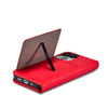Magnet Card Case etui do iPhone 13 pokrowiec portfel na karty kartę podstawka czerwony