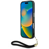 GUESS ETUI DO IPHONE 16 DO MAGSAFE LEOPARD TRIANGLE Z PRZESZROCZYSTYM PASEM
