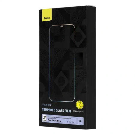 BASEUS SZKŁO HARTOWANE Z FILTREM OCZYM DO IPHONE 14 PRO Z OCHRONĄ WZROKU