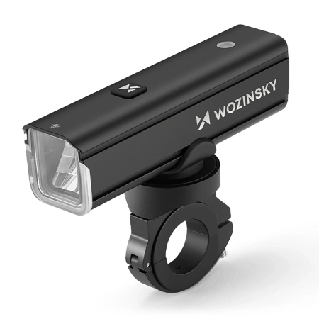 WOZINSKY ZESTAW LAMPEK ROWEROWYCH DO ROWERU PRZEDNIA 1000 LM USB-C I TYLNA