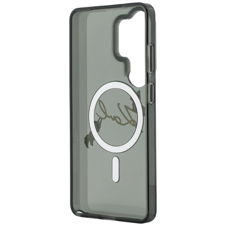Etui Karl Lagerfeld IML KC Script MagSafe do Samsung Galaxy S26 Ultra czarny