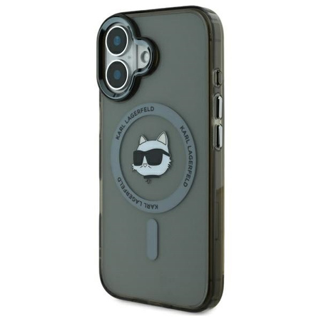 KARL LAGERFELD ETUI HARDCASE DO IPHONE 16 DO MAGSAFE METAL CHOUPETTE HEAD