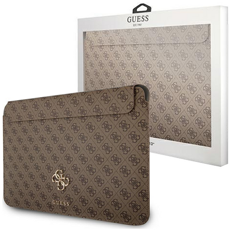 Etui Guess 4G Big Logo GUCS13G4GFBR 13" brązowe