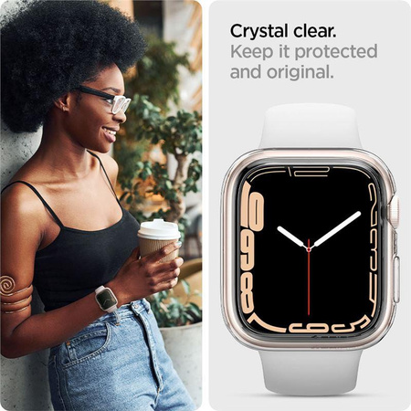 SPIGEN LIQUID CRYSTAL APPLE WATCH 4 / 5 / 6 / 7 / 8 / SE (44 / 45 MM) CRYSTAL CLEAR