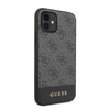 GUESS POKROWIEC HARD CASE DO IPHONE 11 6,1 4G STRIPE COLLECTION SZARY