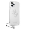 Guess GUHCP12LKS4GSI iPhone 12 Pro Max 6,7" Transparent hardcase 4G Silver Charms Collection