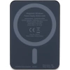Powerbank indukcyjny Guess MagSafe Metal Script Logo 5W 3000mAh - czarny
