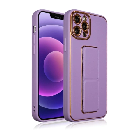 HURTEL NEW KICKSTAND CASE ETUI DO IPHONE 12 Z KLAPKĄ I FUNKCJĄ PODSTAWKI