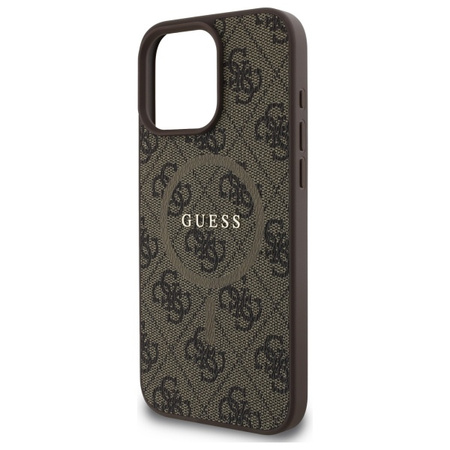 GUESS POKROWIEC DO IPHONE 16 PRO MAX 6.9 DO MAGSAFE HARDCASE RING LOGO