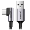 UGREEN KABEL USB DO USB-C KĄTOWY 3A DO TELEFONÓW 3M Z ŁADOWANIEM SZYBKIEM
