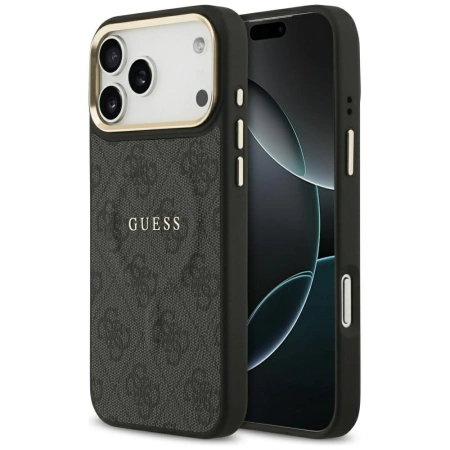 GUESS ETUI CASE DO IPHONE 17 PRO MAX MAGSAFE PU CLASSIC LOGO 4G