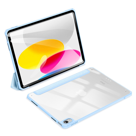 Dux Ducis Copa etui iPad 10.9'' 2022 (10 gen.) pokrowiec smart cover podstawka niebieskie