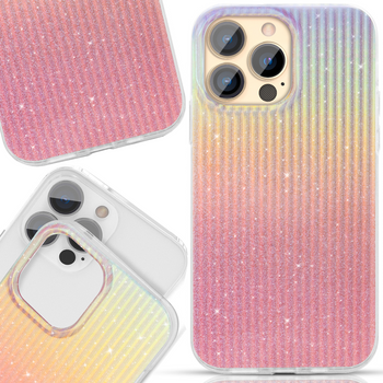 Kingxbar Travel Series luksusowe eleganckie etui na iPhone 13 Pro pomarańczowy (Sunset)