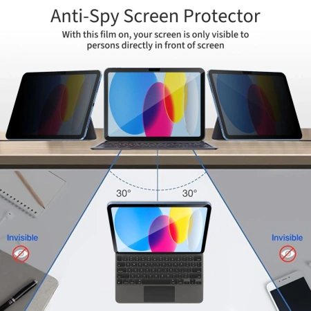 TECH-PROTECT SZKŁO PRYWATYZUJĄCE GLASS SPY+ DO IPAD 10.9 2022 IPAD 11 2025