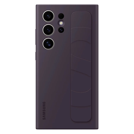 Etui Samsung Standing Grip Case EF-GS928CEEGWW z uchwytem / podstawką do Samsung Galaxy S24 Ultra - ciemnofioletowe