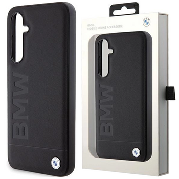 Etui BMW Leather Hot Stamp na Samsung Galaxy S23 FE - czarne