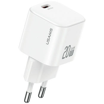 USAMS ŁADOWARKA SIECIOWA ADAPTER USB-C DO APPLE IPHONE IPAD 20W Z KABLEM
