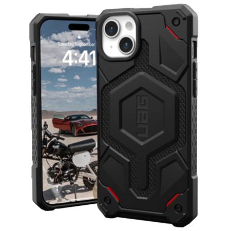 UAG Monarch Pro - obudowa ochronna do iPhone 15 Plus kompatybilna z MagSafe (carbon fiber)