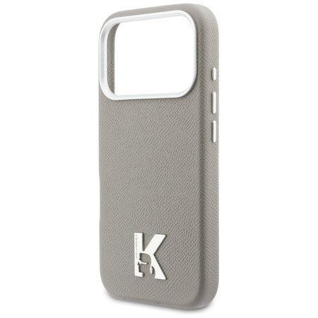 Etui Karl Lagerfeld Karl Head Logo       MagSafe do iPhone 17 Pro szary
