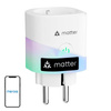 MEROSS GNIAZDO WIFI DO SMART HOME MATTER POMIAR ENERGII ZDALNE ZARZĄDZANIE