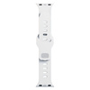 38/40/41/42 mm White (small) - 3mk Silicone Watch Strap for Apple